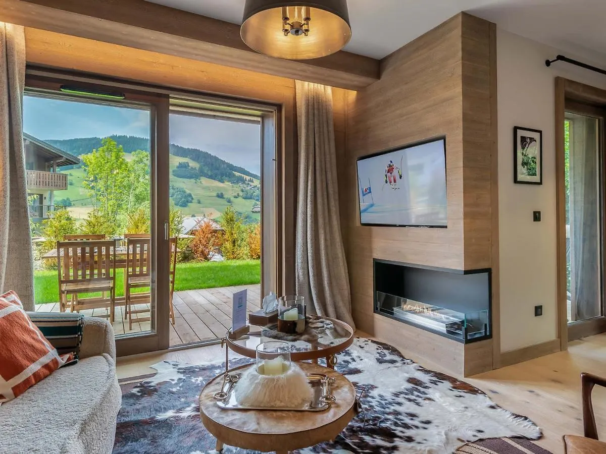 Apartment Charmant Appartement A Rochebrune Avec Jardin Pour 6 Personnes - Acces Piscine, Salle De Sport, Sauna - Fr-1-569-24 Megeve France